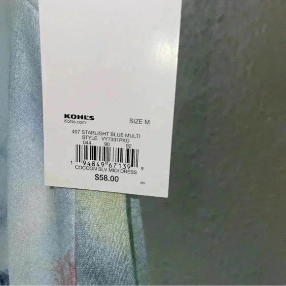 Starlite blue SO long dress NWT MEDIUM - Picture 4 of 4